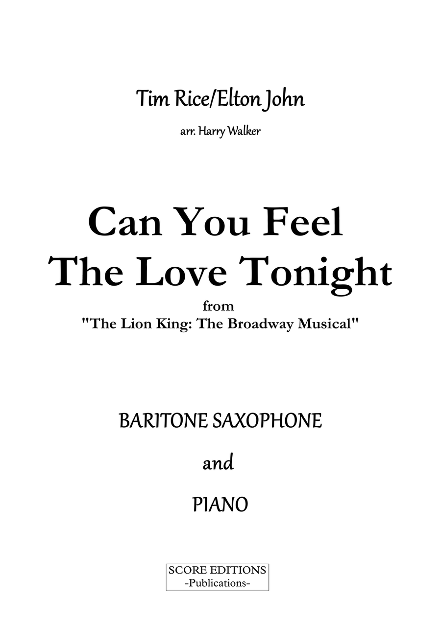 Can You Feel The Love Tonight Chamber Music scores gallery preview page 2