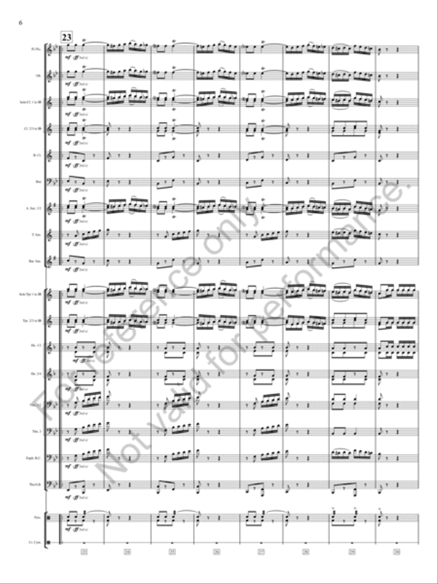 Marche Triumphant Marche Triumphant Concert Band scores gallery preview page 7