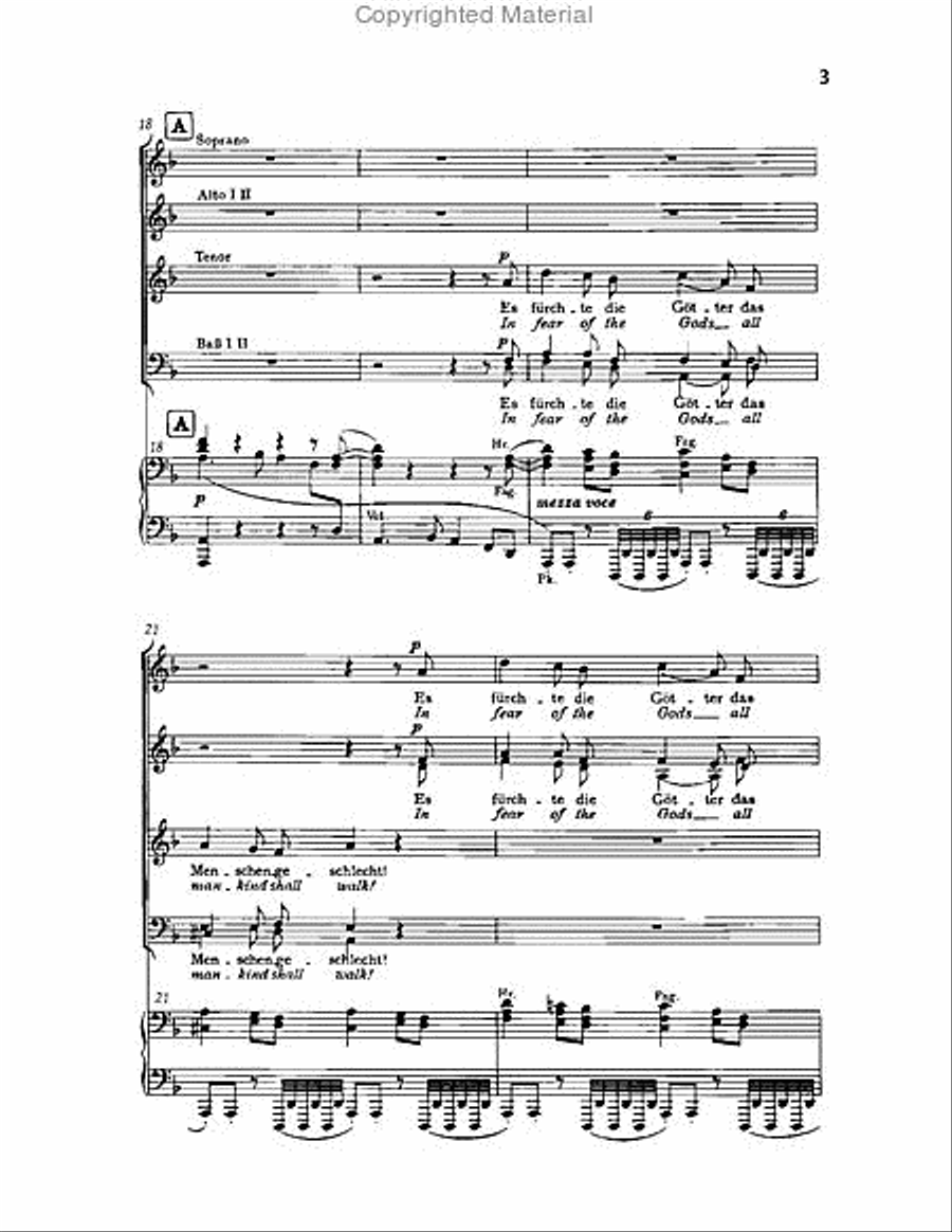 Gesang der Parzen, Op.89 Choir scores gallery preview page 3