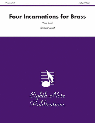 Book cover for Four Incarnations for Brass