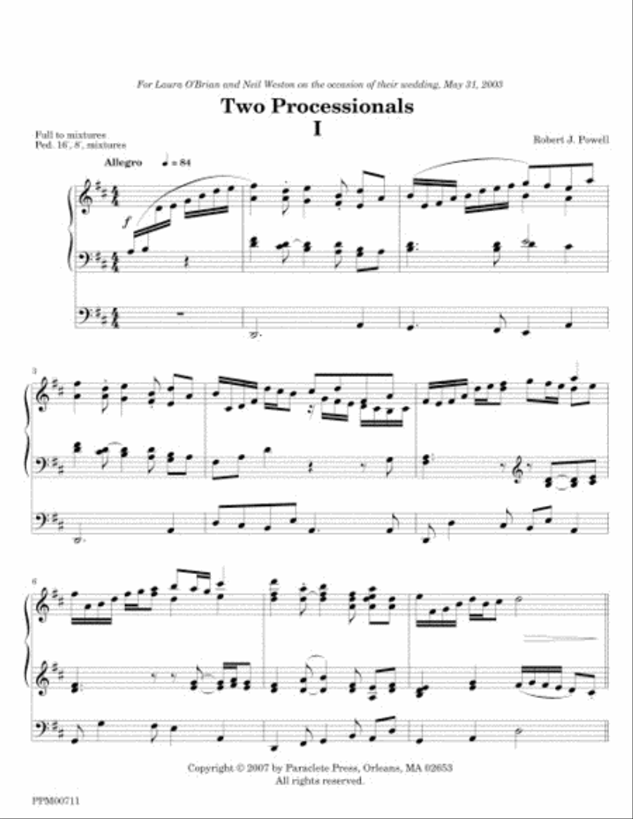 Two Processionals