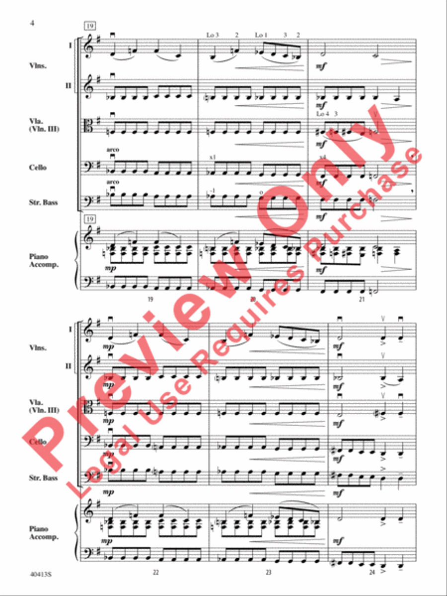 Strolling String Orchestra scores gallery preview page 5