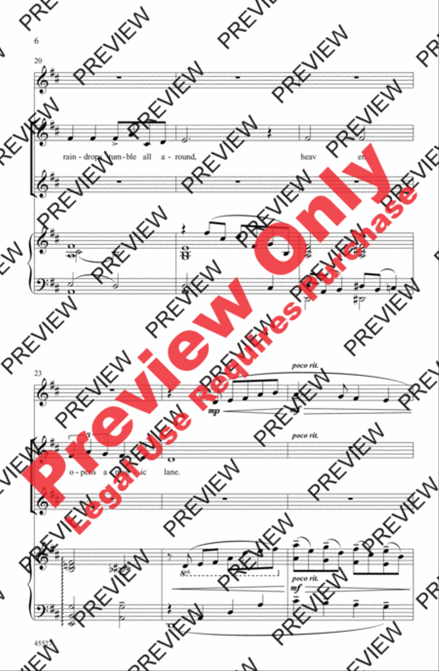 Over the Rainbow Women's Choir scores gallery preview page 21