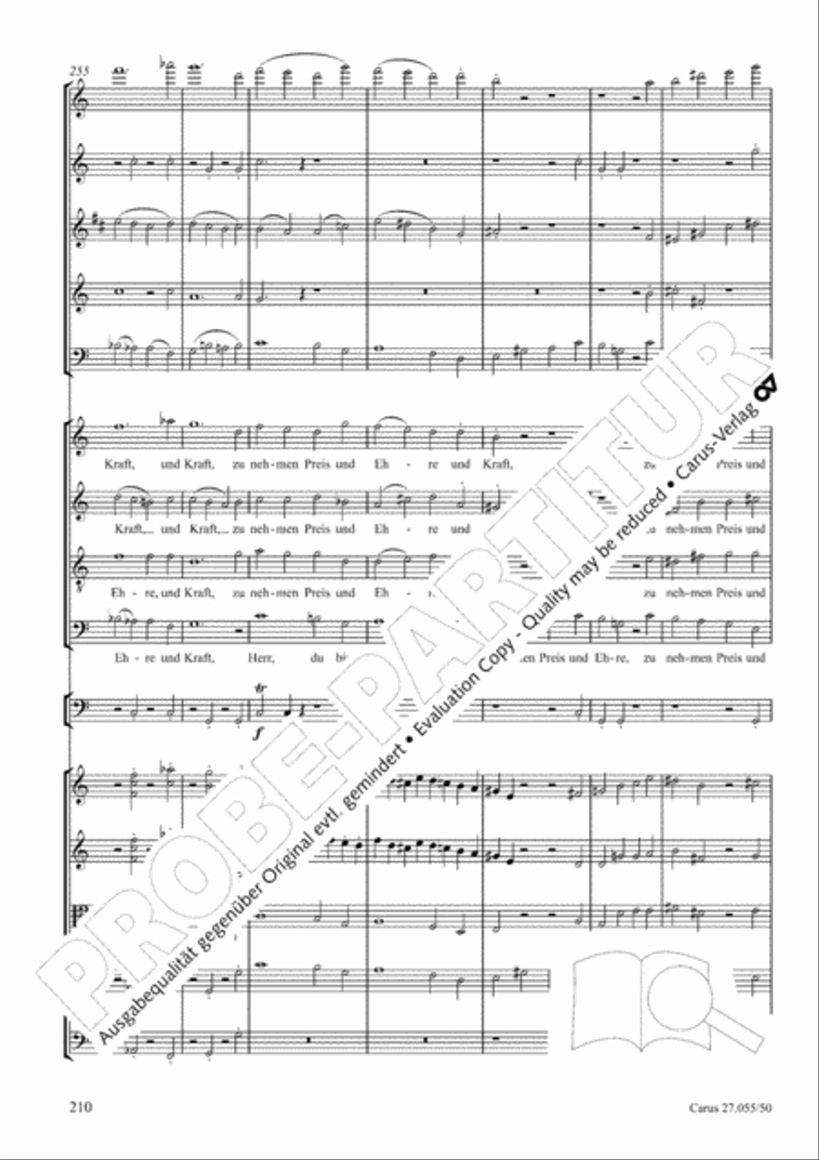 Ein Deutsches Requiem (German Requiem) 4-Part scores gallery preview page 217