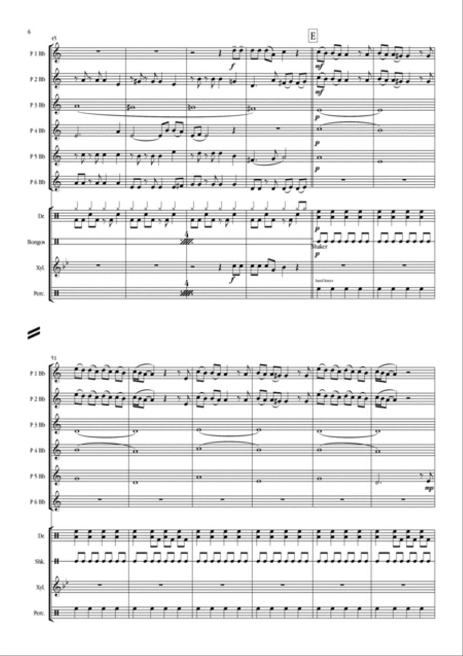 Bones Concert Band scores gallery preview page 6