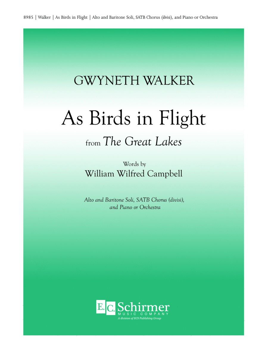 As Birds in Flight: from The Great Lakes