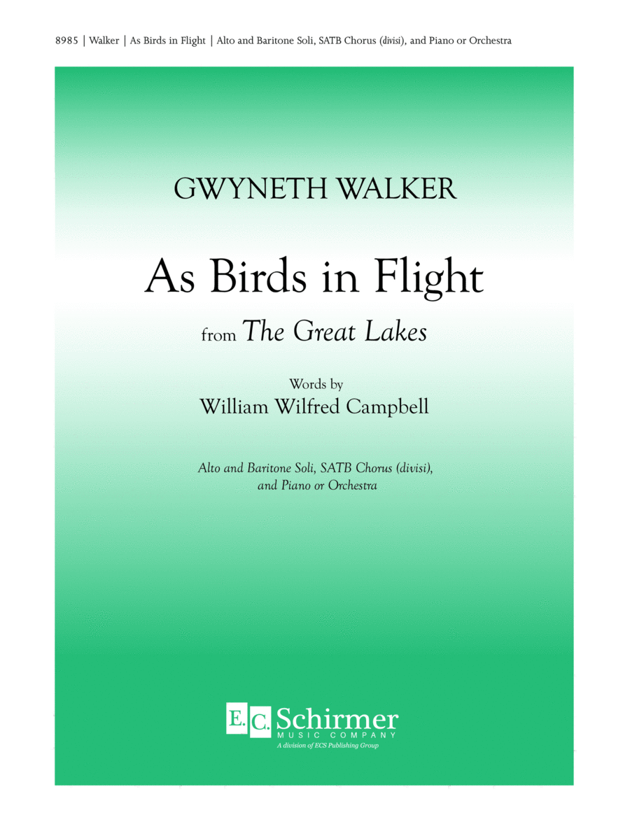 As Birds in Flight As Birds in Flight Divisi scores gallery preview page 1