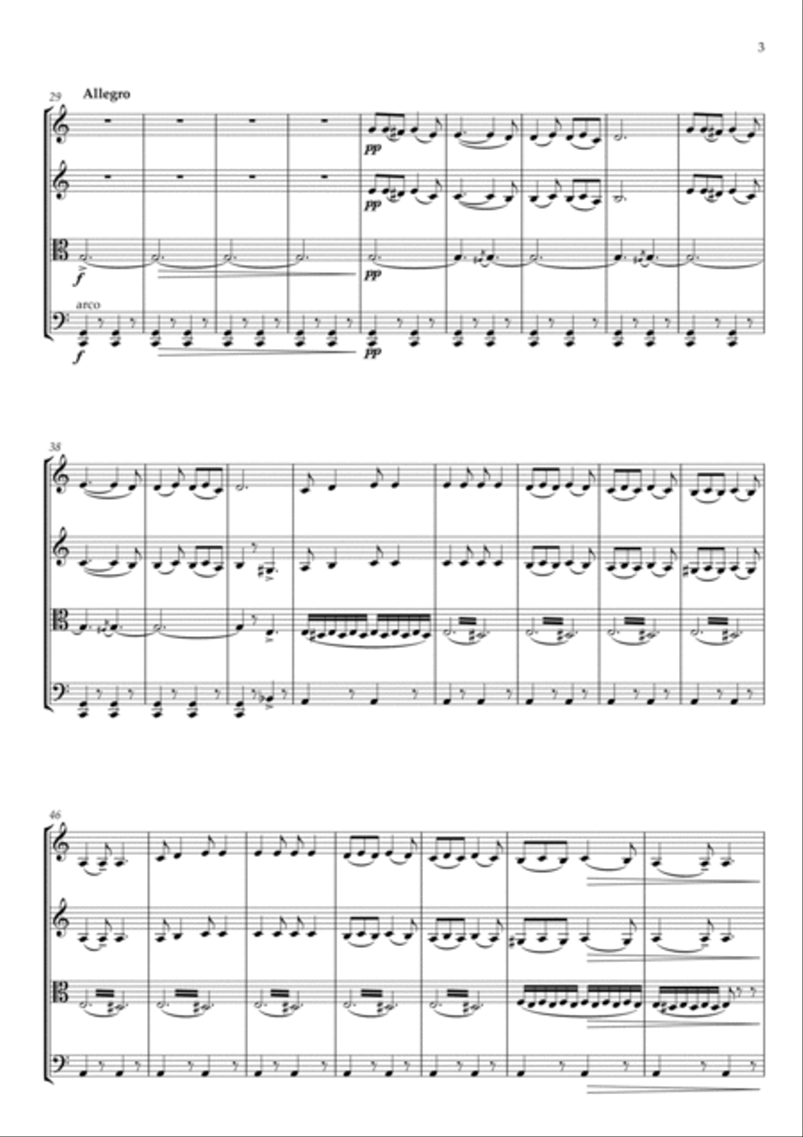 Mount Alagyaz String Quartet scores gallery preview page 3
