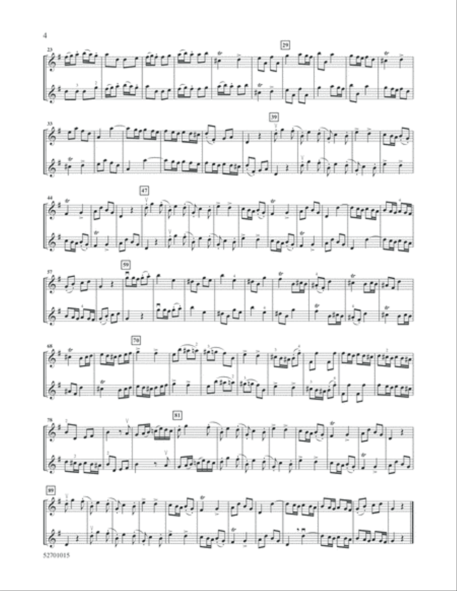Six Canonic Sonatas: Sonatas No. 1 & 2 for String Duo String Duet scores gallery preview page 4