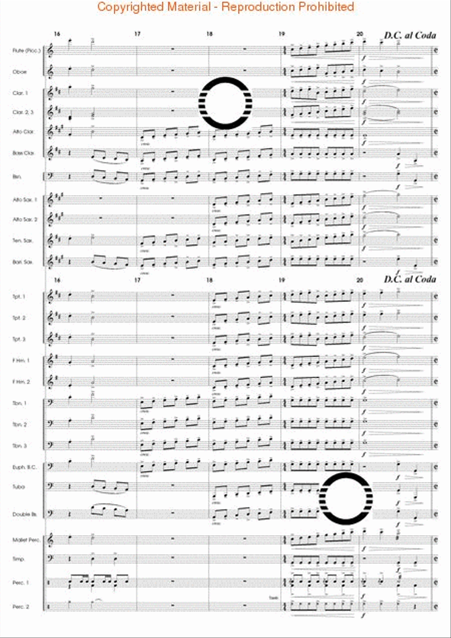 Articulation Studies Concert Band scores gallery preview page 34