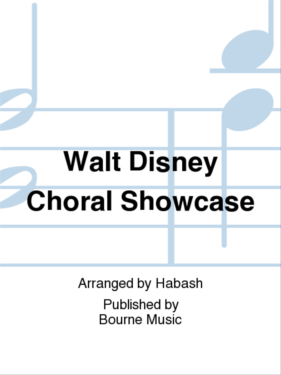 Walt Disney Choral Showcase 4-Part scores gallery preview page 1