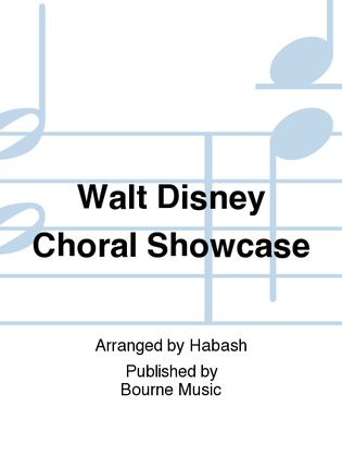 Book cover for Walt Disney Choral Showcase