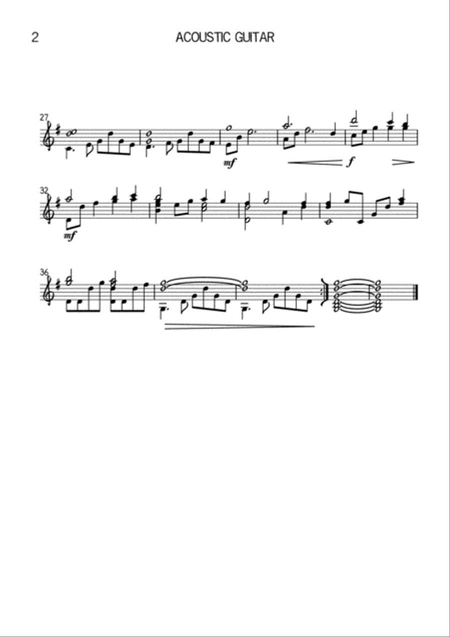 My Heart Will Go On (Love Theme from Titanic) Electric Guitar scores gallery preview page 3