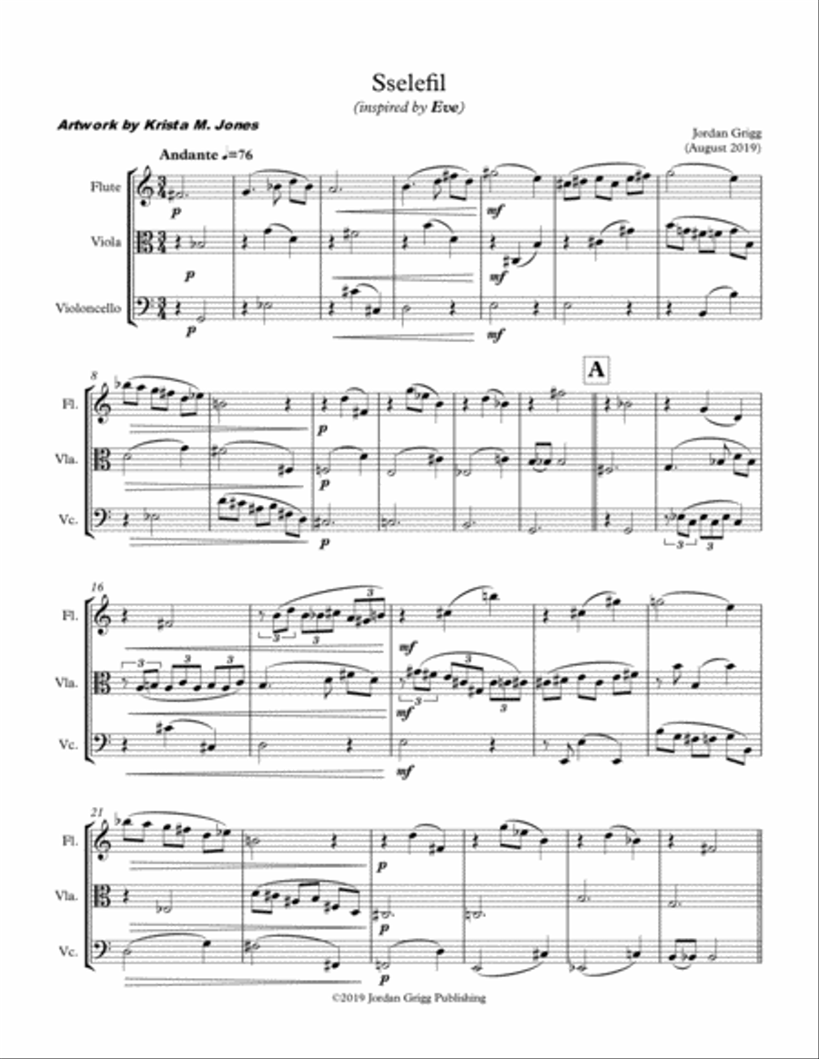 Sselefil (inspired by Eve) Small Ensemble scores gallery preview page 1