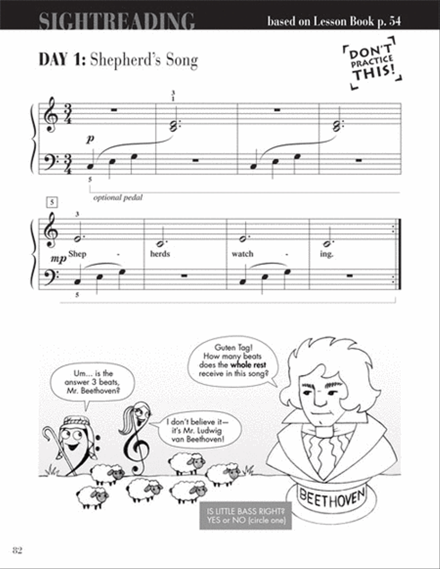 Sightreading Book Piano Method scores gallery preview page 7