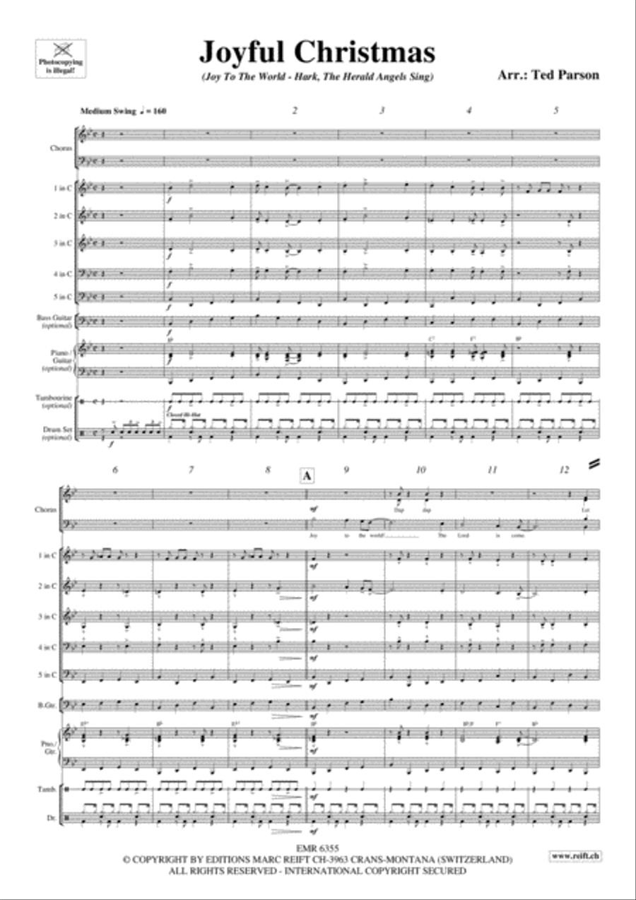 Joyful Christmas 4-Part scores gallery preview page 4
