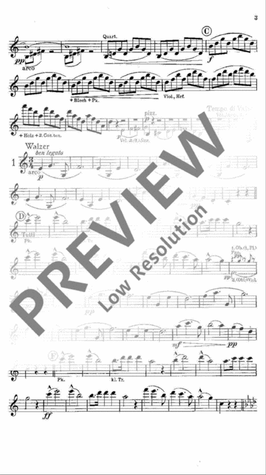 Kaiserwalzer Oboe scores gallery preview page 3