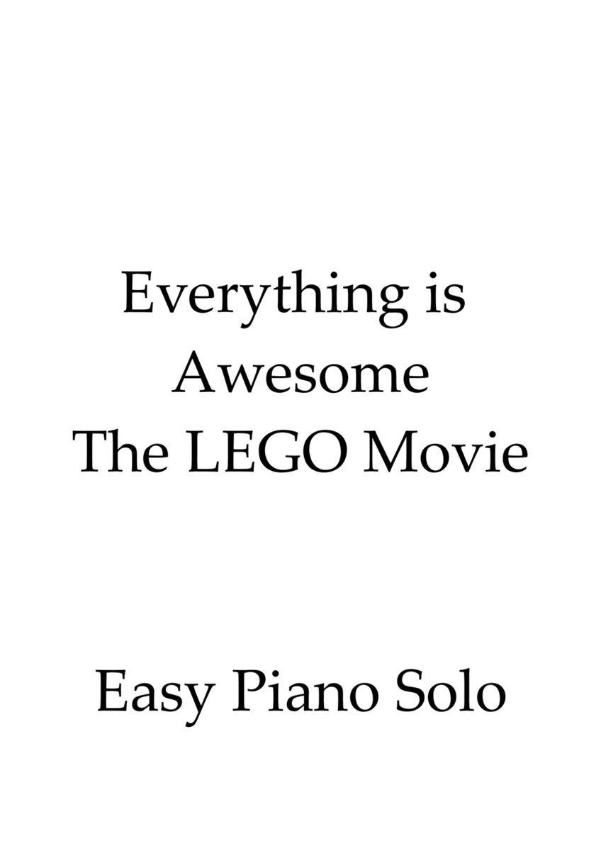 Everything Is Awesome (awesome Remixx!!!) image number null