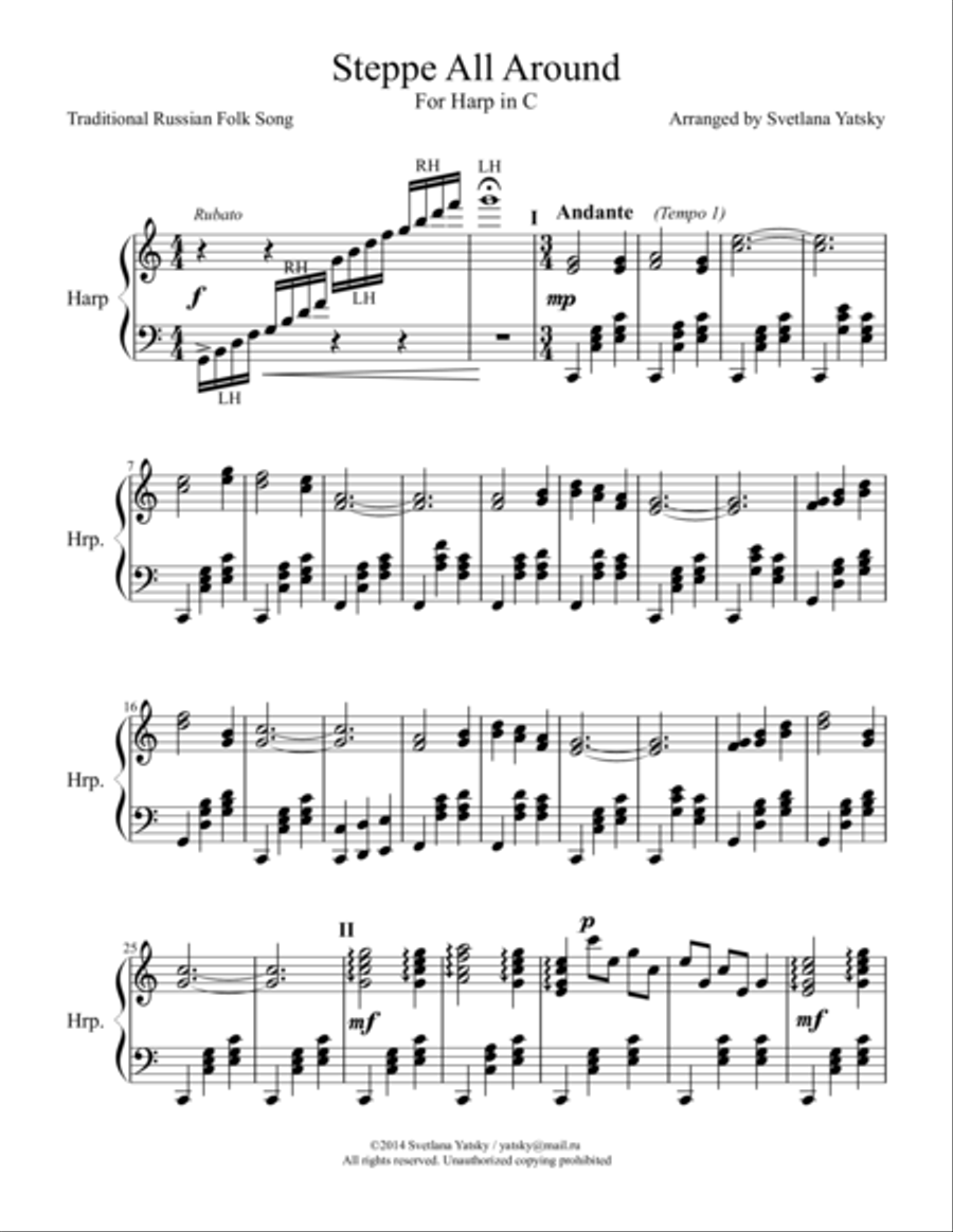Steppe All Around Harp scores gallery preview page 1
