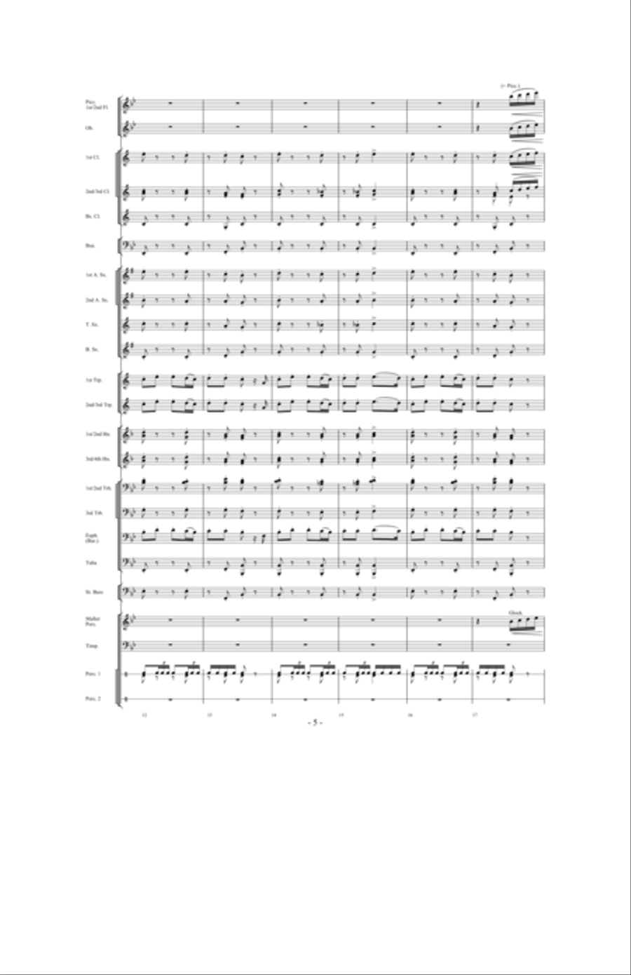 Celebration Folklorique Concert Band scores gallery preview page 4
