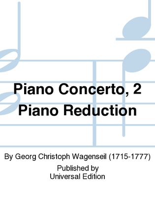 Book cover for Piano Concerto, 2 Piano Reduction