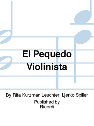 Book cover for El Pequeðo Violinista
