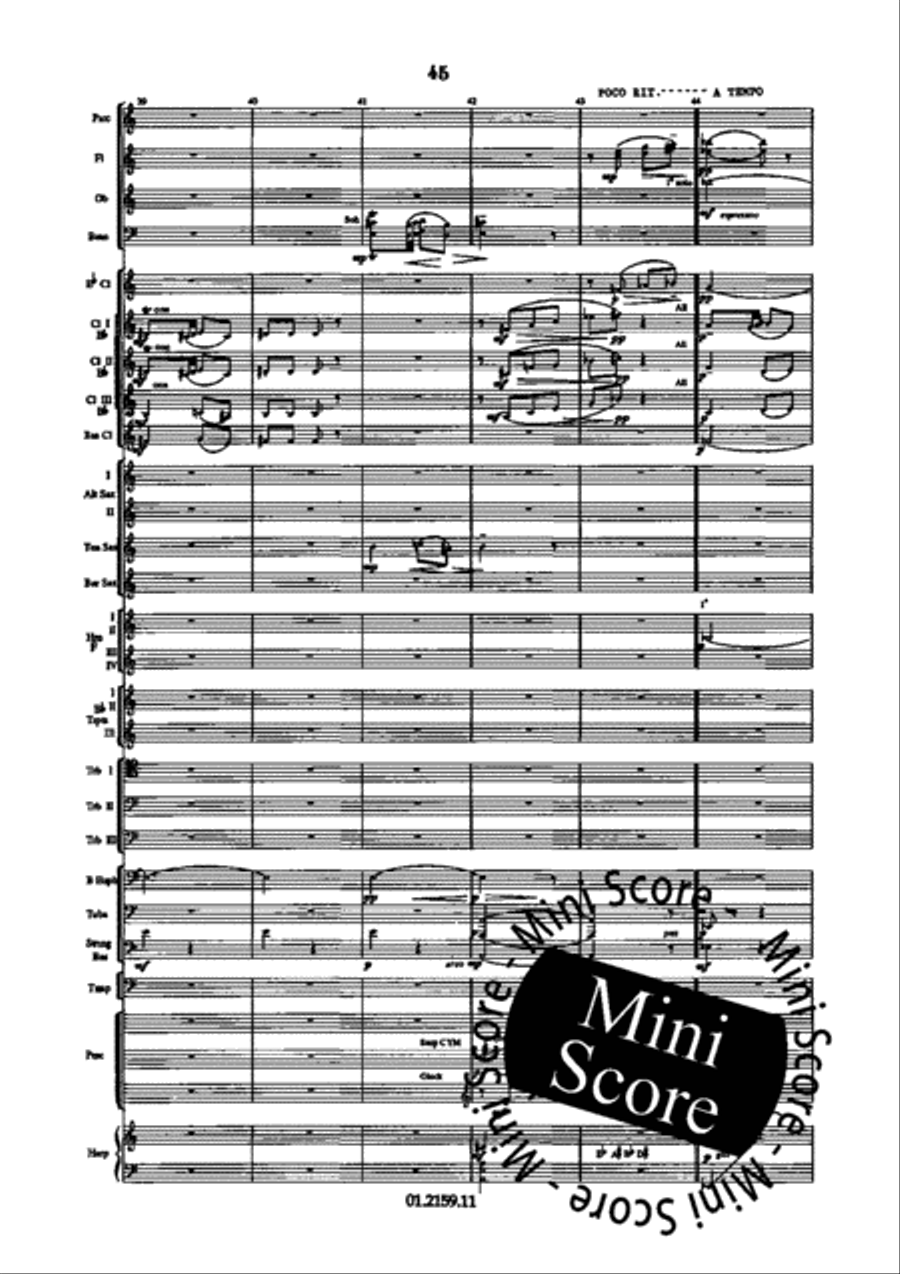 Dance Suite Concert Band scores gallery preview page 53
