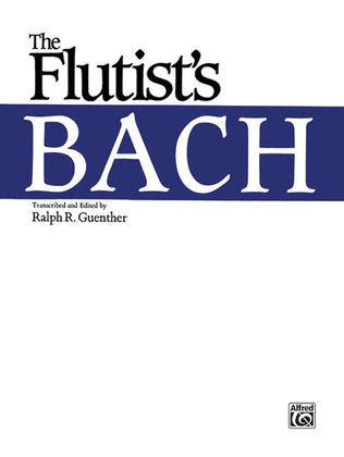 Book cover for The Flutist's Bach