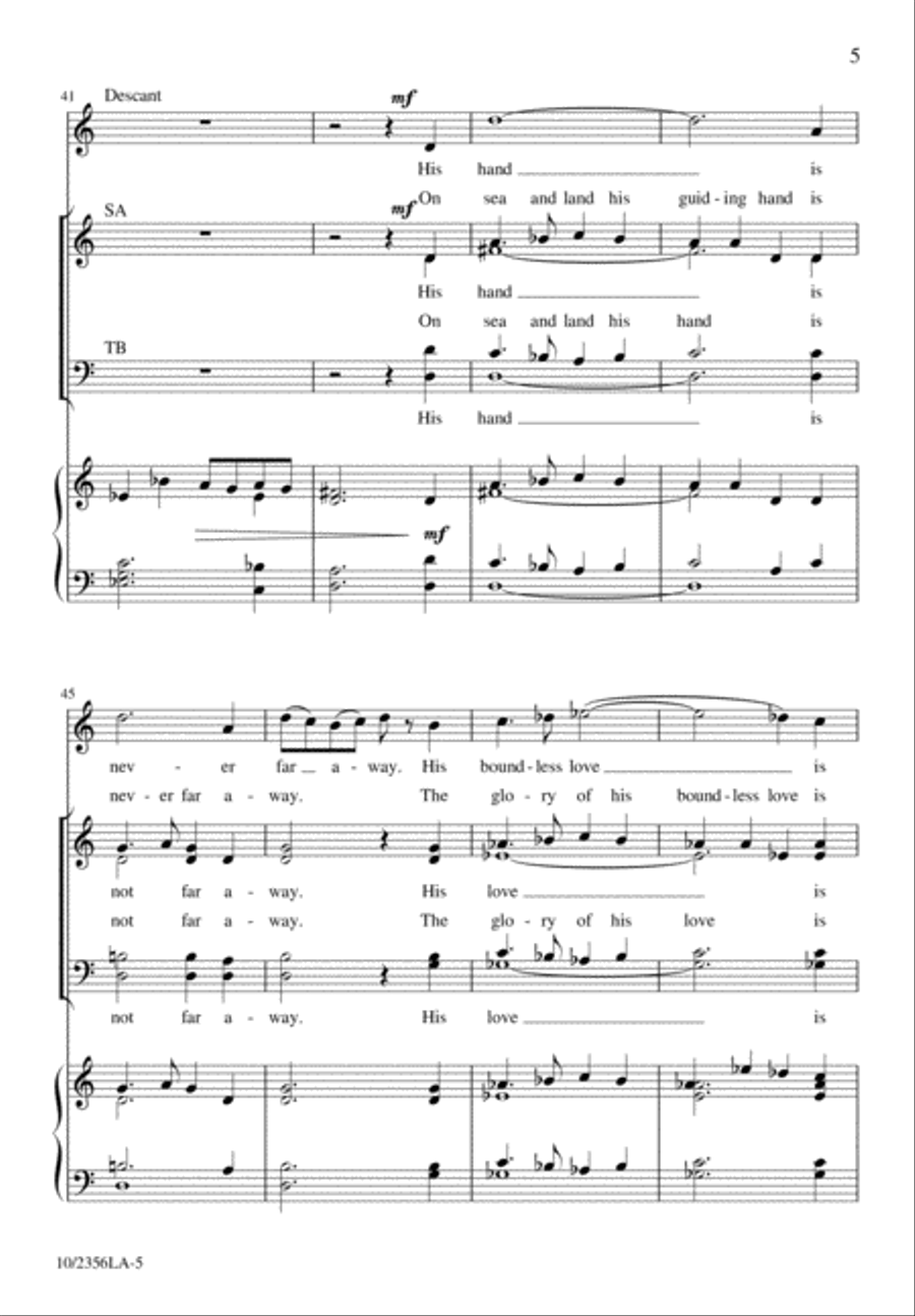Boundless Love Boundless Love 4-Part scores gallery preview page 5