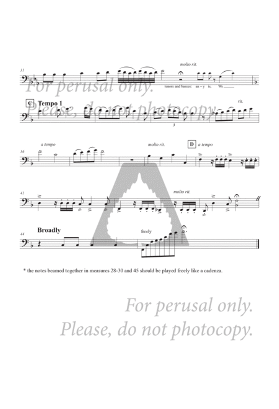 Music Makers, Dreamers of Dreams TTBB scores gallery preview page 18