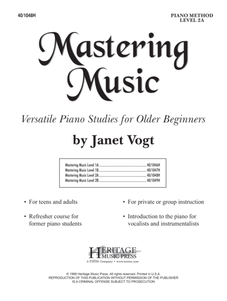 Mastering Music Level 2A