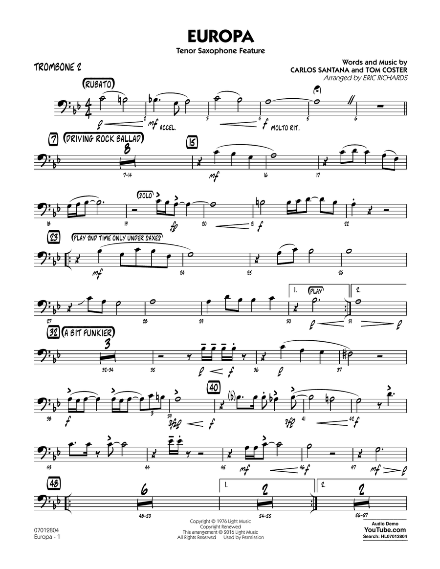 Europa - Trombone 2