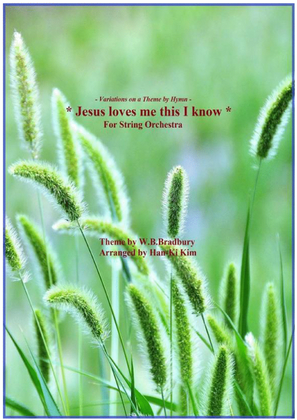 Book cover for Jesus loves me This I know (For String Orchestra)