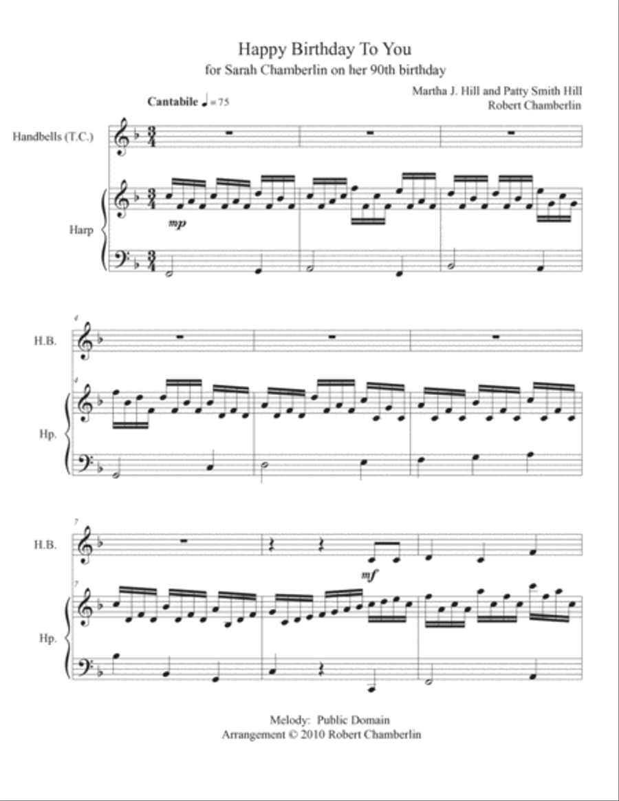Happy Birthday To You Happy Birthday To You Chamber Music scores gallery preview page 2