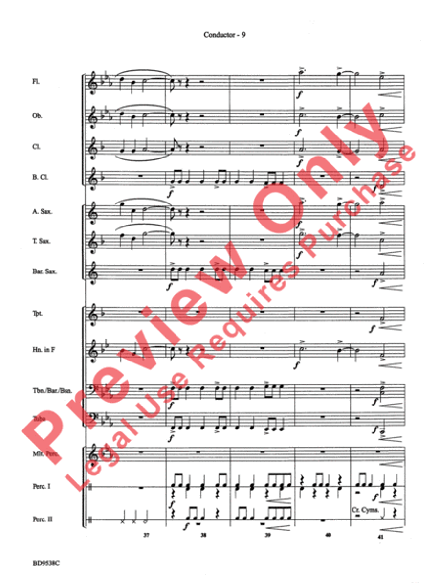 Excelcia Concert Band scores gallery preview page 11
