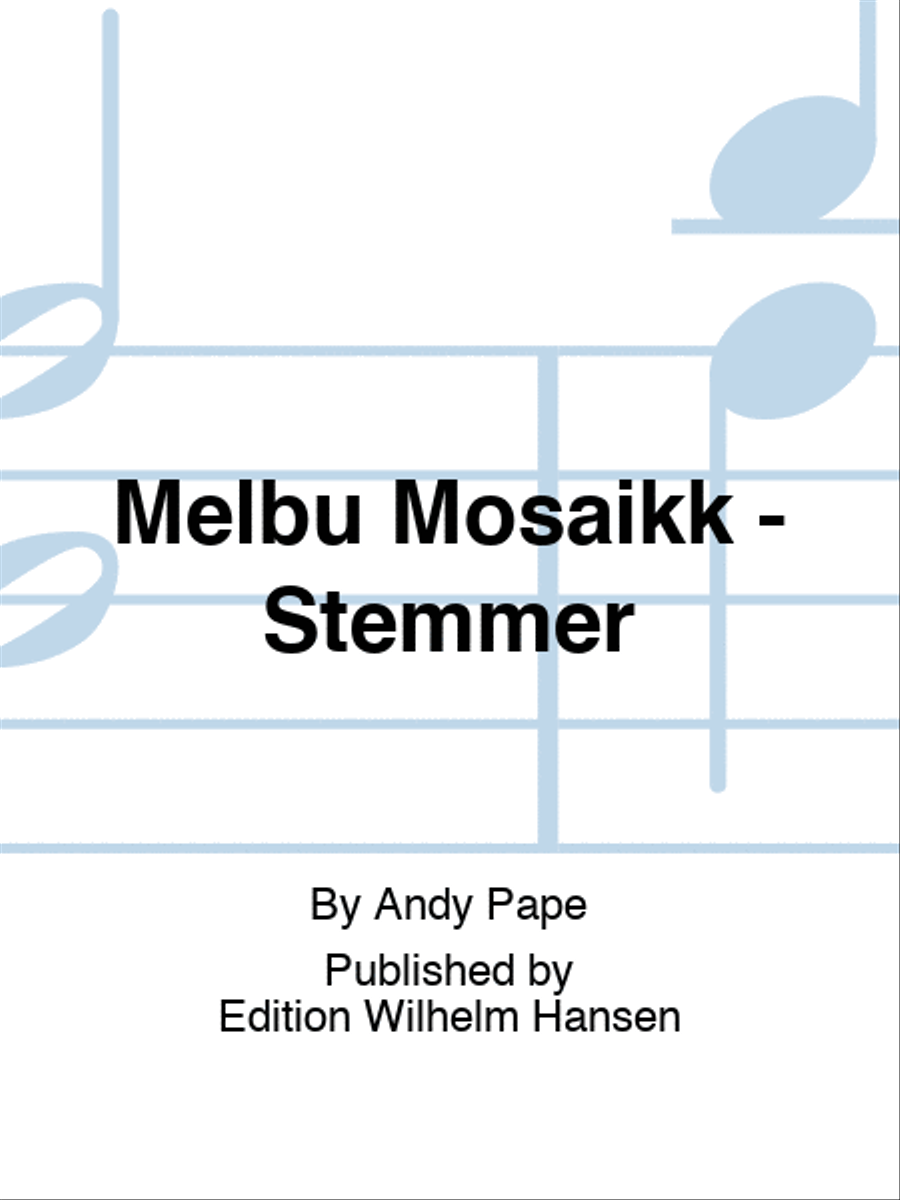 Melbu Mosaikk - Stemmer Melbu Mosaikk - Stemmer Set of Parts scores gallery preview page 1