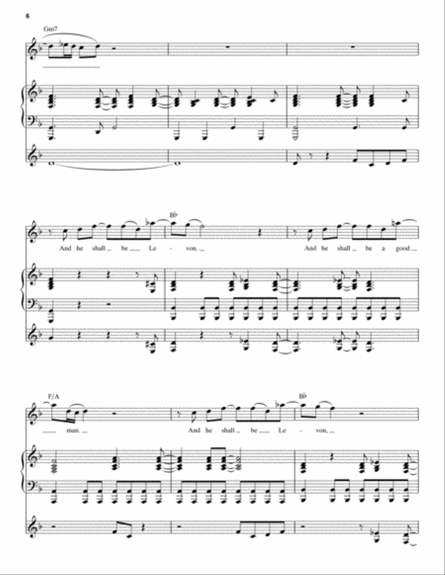 Levon Piano scores gallery preview page 6