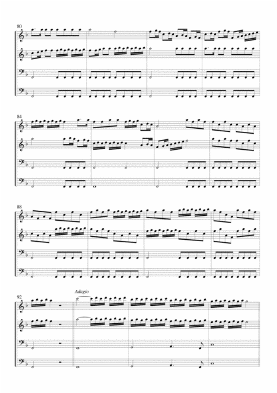 Isabella Leonarda, Sonata op.16 n.10 in F major Small Ensemble scores gallery preview page 6