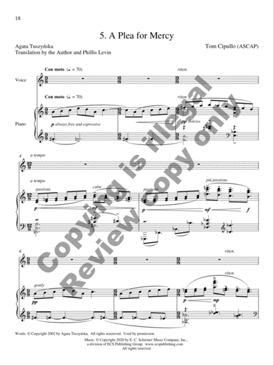 Songs for Mezzo-Soprano Songs for Mezzo-Soprano Mezzo-Soprano Voice scores gallery preview page 11