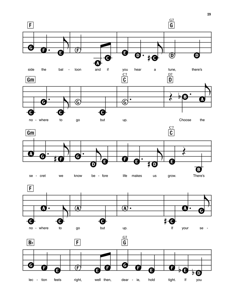 Nowhere To Go But Up (from Mary Poppins Returns) Electronic Keyboard scores gallery preview page 2