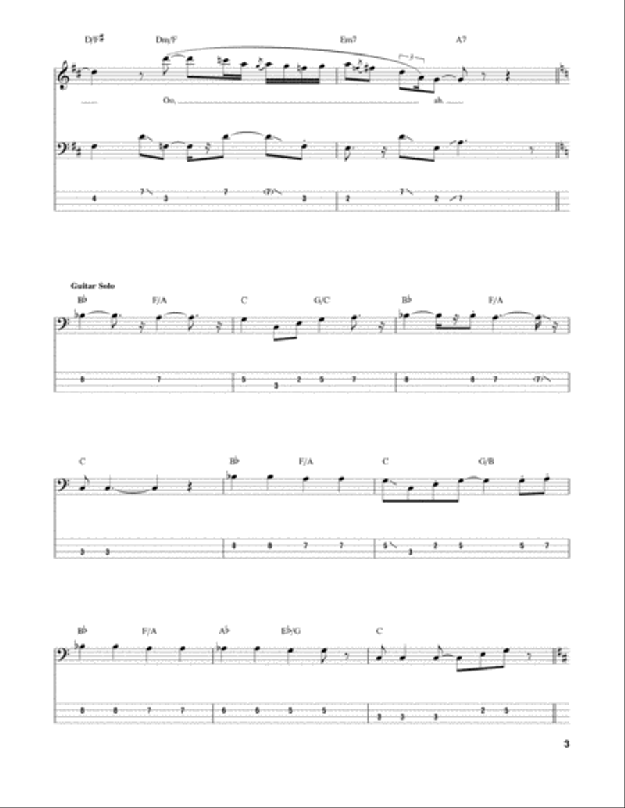 Maybe I'm Amazed Maybe I'm Amazed Guitar Tablature scores gallery preview page 3