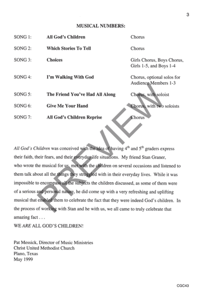 All God's Children - Director's Kit image number null