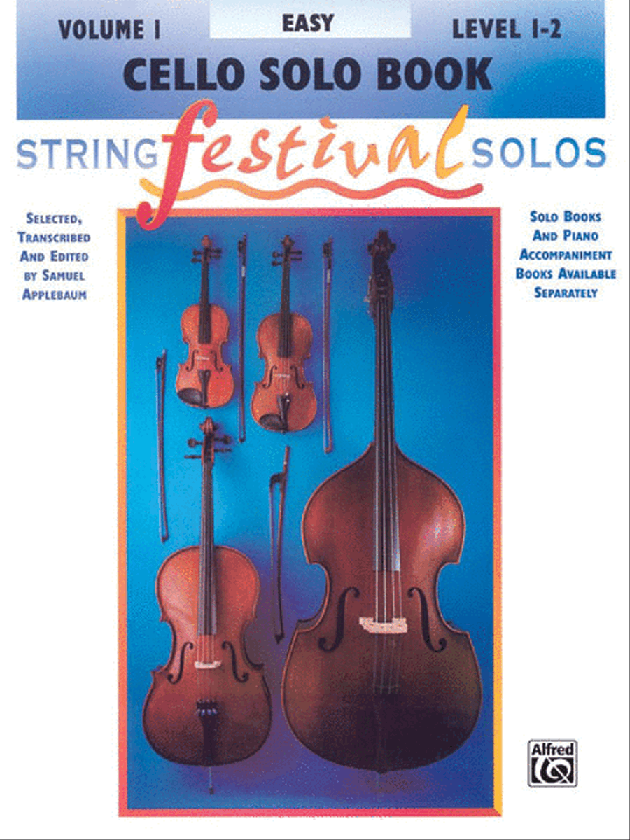 String Festival Solos, Volume 1 Cello Solo scores gallery preview page 1