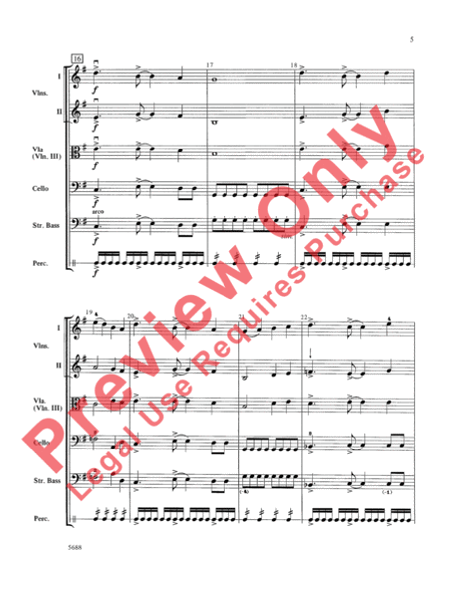 Ridin' the Rails String Orchestra scores gallery preview page 6