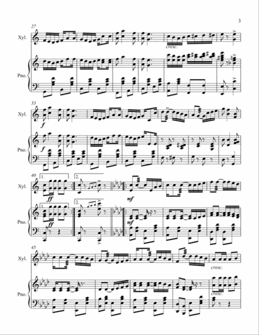 A Breeze from Alabama Piano scores gallery preview page 3