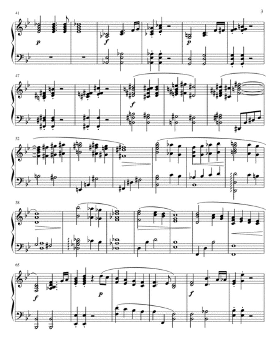 Sonata No. 1 by Jennifer Jones Piano Solo scores gallery preview page 4
