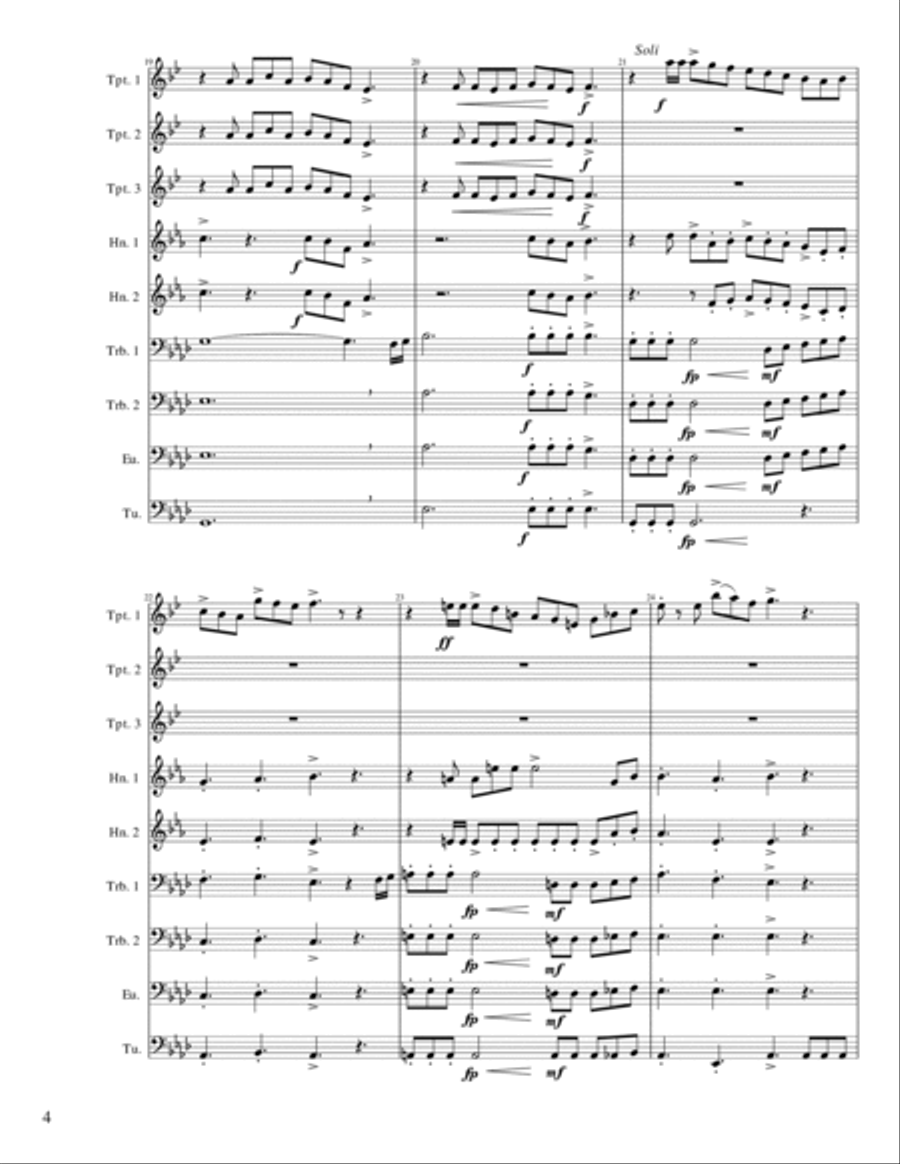 Wings of Apollo Wings of Apollo Small Ensemble scores gallery preview page 5