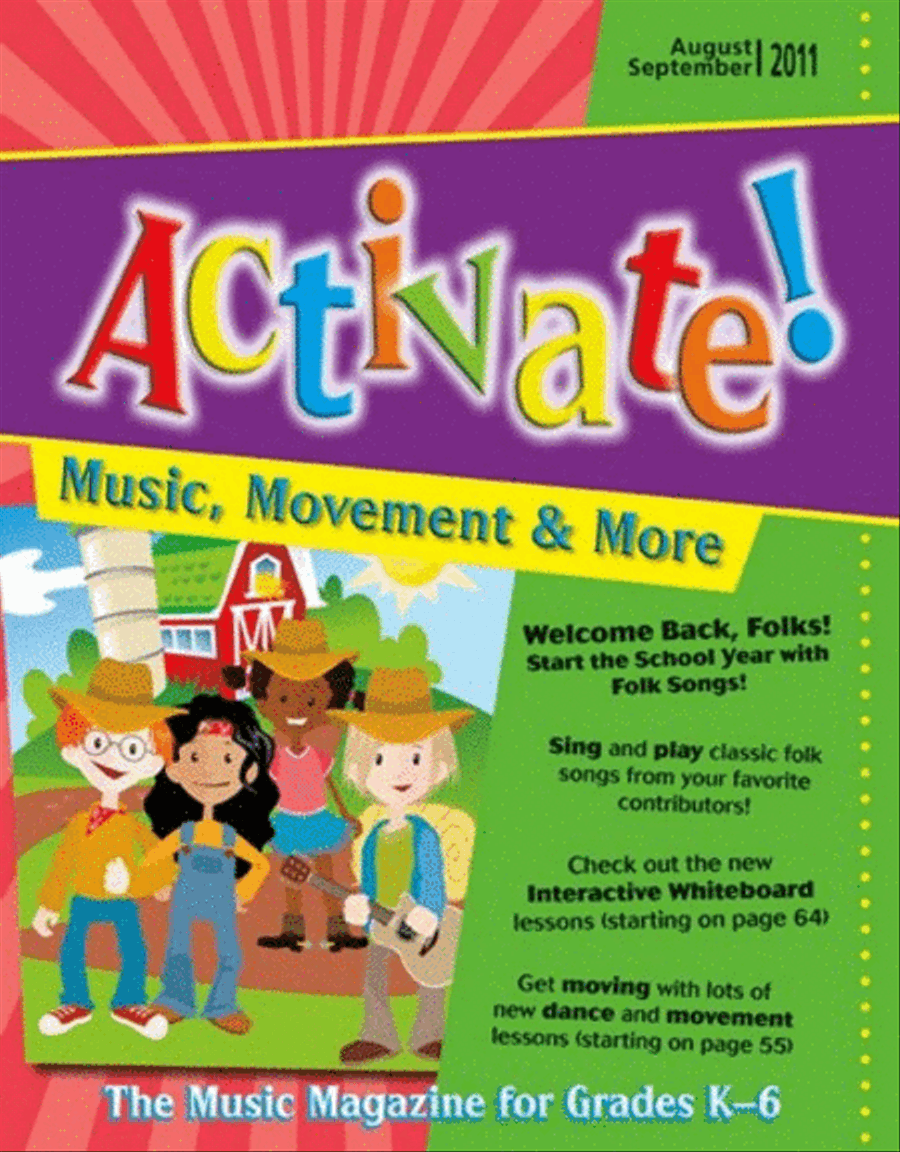 Activate! Aug/Sept 11 Unison Choir scores gallery preview page 1