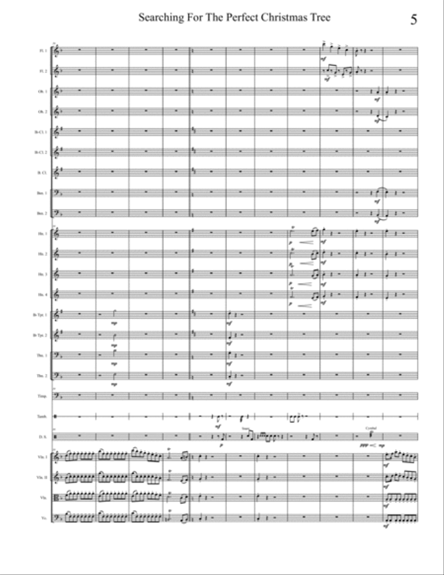 Searching For The Perfect Christmas Tree Chamber Orchestra scores gallery preview page 5