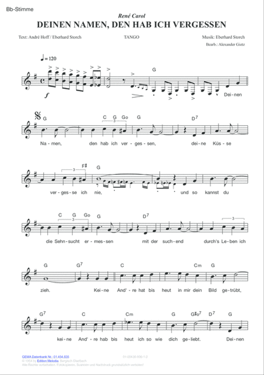Deinen Namen, den hab ich vergessen Voice scores gallery preview page 4